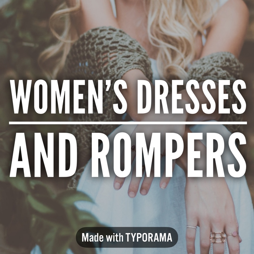 👗 Women’s Dresses And Rompers 👗